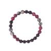 Bracelet Festif en Perles Grenat Onyx Noir et Labradorite Bijoux de Mode Mystiques Pour Hommes et Femmes Accessoire Simple Polyvalent pour le Quotidien