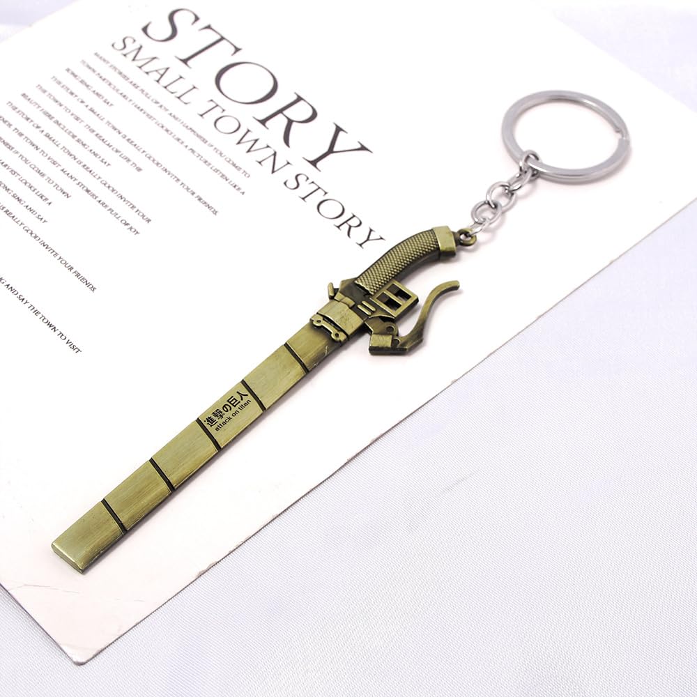 Attack on Titan Scout Regiment 3D Maneuver Gear Cosplay Gift [Sizuuenn] Keychain, Accessory, Photograph, Souvenir,