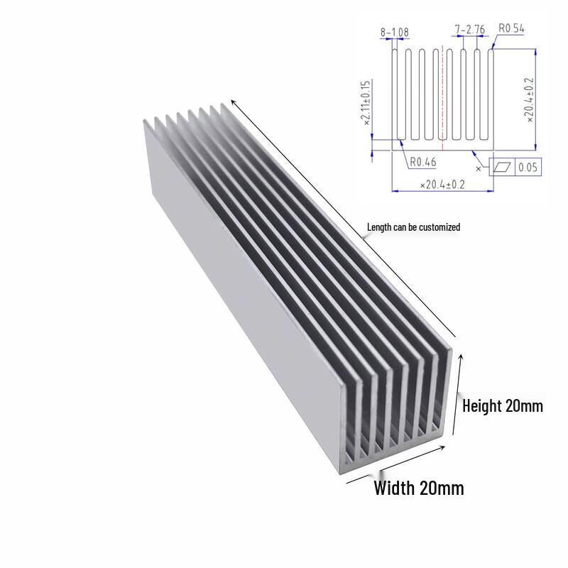 

Aluminum Extruded Heatsink for Power Amplifiers