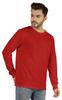 Inkmeso Men  S Cotton Long Sleeve T-shirt Basic Crew Neck Shirt