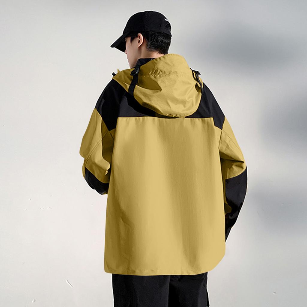 Men's Colorblock Jacket Casual Sports Fashion Outdoor Mountaineering Couple Jacket