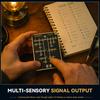 Morse Code Quick Check Card Ready-to-Use Educational Trainer with Interactive Feedback Buttons Visible Alphabet Chart Home Morse Code Learning Aid