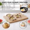 New Stainless Steel Fried Egg Mold Heart Pancake Circle Shape Fried Egg Shaper Kitchen Tools Accessories Egg Tool Bento Art