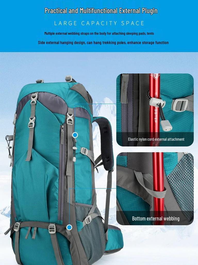 New Waterproof Multifunctional Outdoor Backpack: Camping, Sports, Mountaineering & Portable Storage Bag