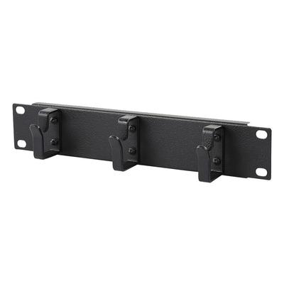 Lanview Cable Organizer Panel 1/2U 10" Brushed, RA10115BL