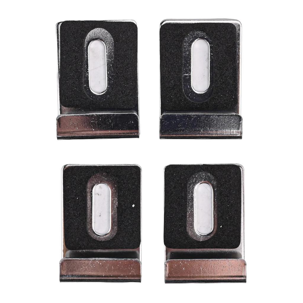 4 Sets Stainless Steel Mirror Holders Wall Mount Mirror Clips Mirror Bracket Clips With Screws Mirror Hooks Mirror Hanging