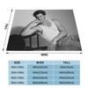 Soft Rudy Pankow JJ Maybank Poster Blanket Soft Warm Flannel Throw Blanket Plush for Bed Living room Picnic Travel Home Sofa