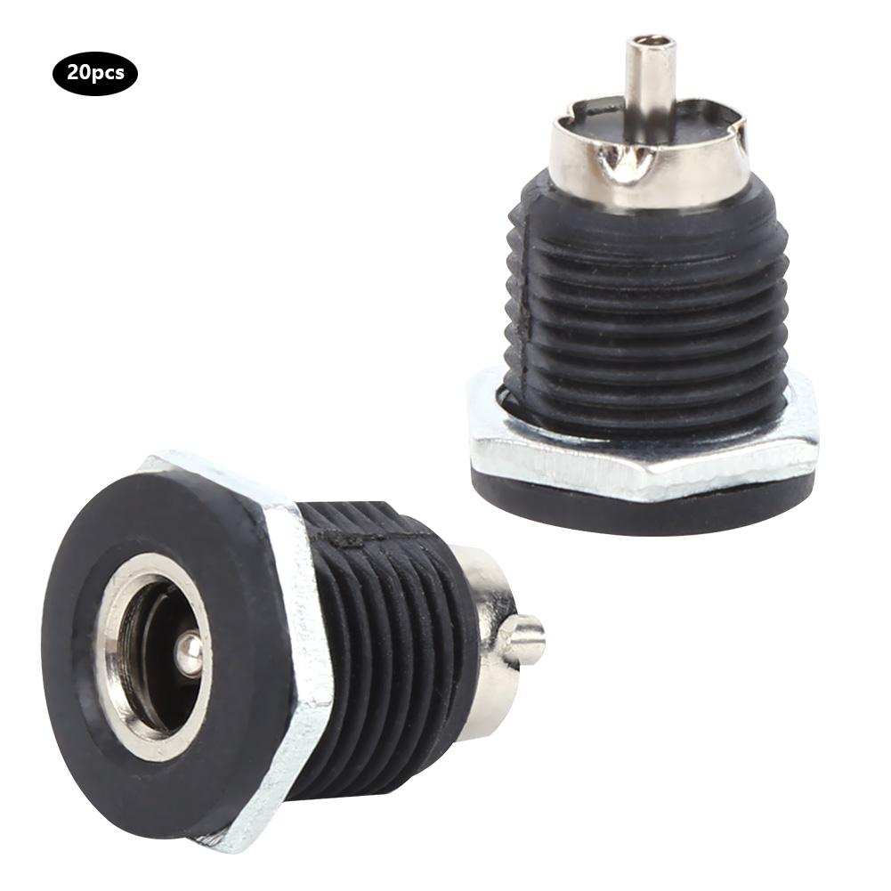 20Pcs Power Supply Female Jack Socket Panel Mount Plug Connector DC?022D 5A Electrical Supplies