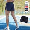 Heren Sneldrogende Dubbellaagse Losse Marathon Trainingsshorts