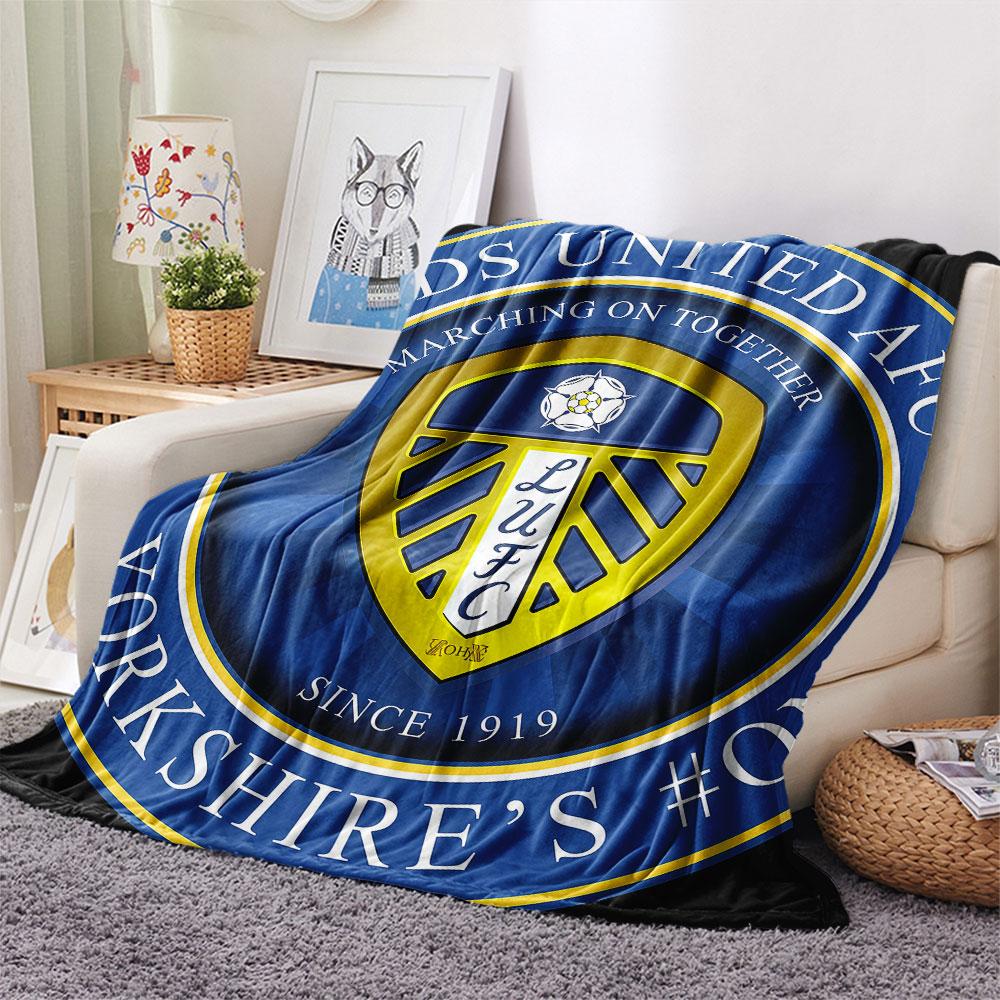 Leeds Poster Blanket, High Quality Comfortable for All Seasons, Home Decor, Warmth and Comfort