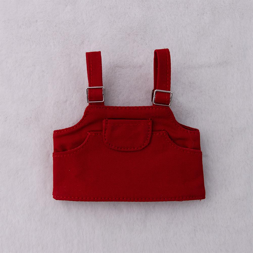 For 17cm Labubu Doll Clothes Fashion Clothes Shoulder Strap Skirt Doll Clothes Color Match Shorts Dolls Accessories Cute Decoration Little Clothes