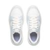 Li Ning Lantern Festival Synthetic Leather Abrasion Resistant Breathable Low top Skateboard Shoes Women's Blue White AGCV316-2
