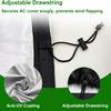 Air Conditioner Cover, Dustproof, Universal Size, Suitable for Home and Office Indoo Andoutdoor Dimensions: 18.32X15.89X29.65 In
