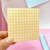 80 sheets Convenience Stickers Ins Style Yellow Square Memo Pad Students Can Remember Homework Messages Notes School Supplies