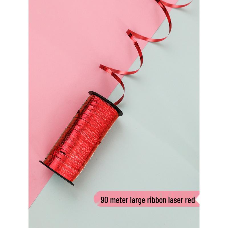 Balloon Ribbon Decoration for Helium Balloons - Party Supplies with Pull Flower Design for Weddings