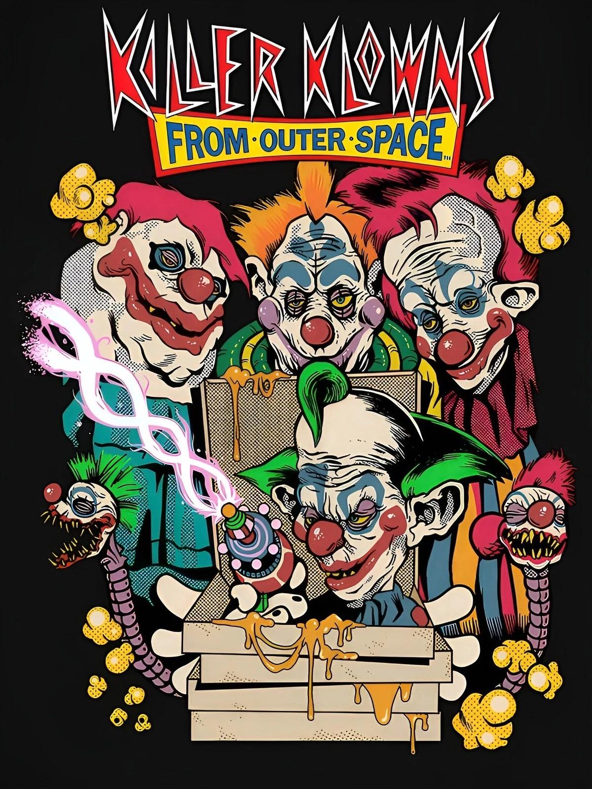 Killer Klowns From Outer Space T-Shirt | Cult Horror Movie Clowns 4XL