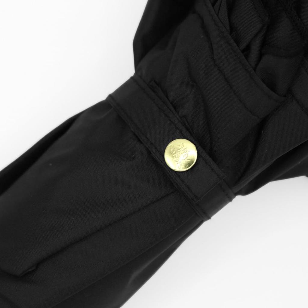 Nifty Colors Folding Mellow Frill Mini 2454BK Umbrella, Light-Blocking