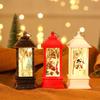 LED Small Luminous Christmas Oil Lamp Ornament - Old Man Design for Children's Gifts & Party Decorations
