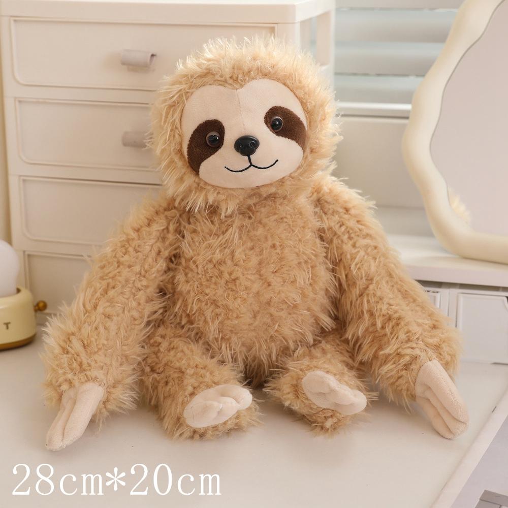Imitation Sloth Plush Toys Soft Animal Stuffed Sloth Dolls For Baby Kids Birthday Xmas Gift Animals Home Decoration