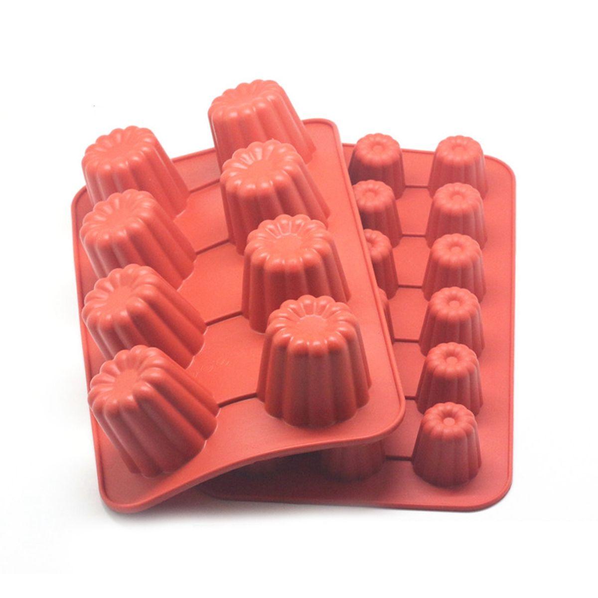 

Формочки для десертов, французские маффины, антипригарные инструменты для изготовления свечей, инструмент для выпечки, форма для мыла, форма для каннеле 2Pcs