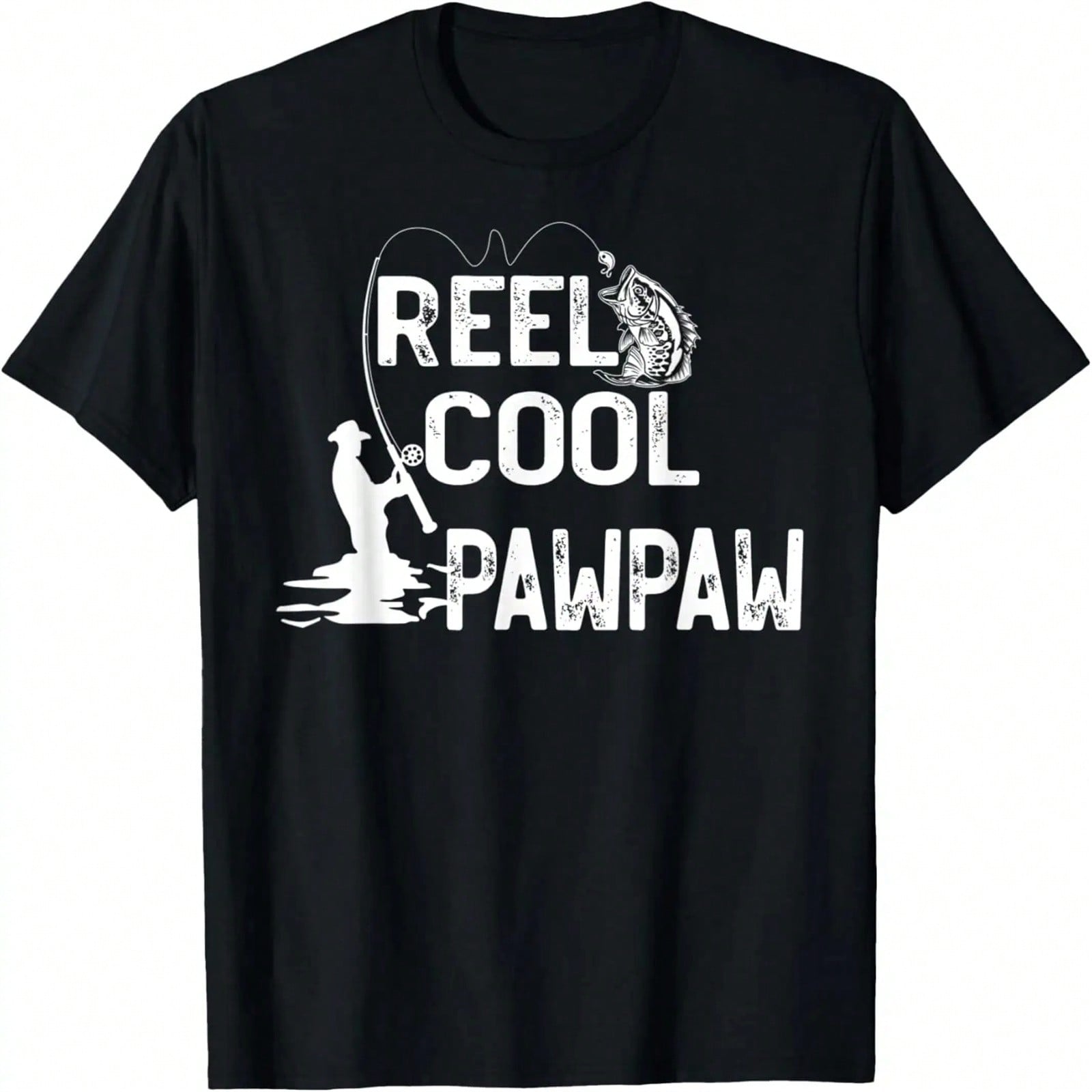 unisex Reel Cool Pawpaw Vintage Fishing Father s Day T-Shirt S разноцветный