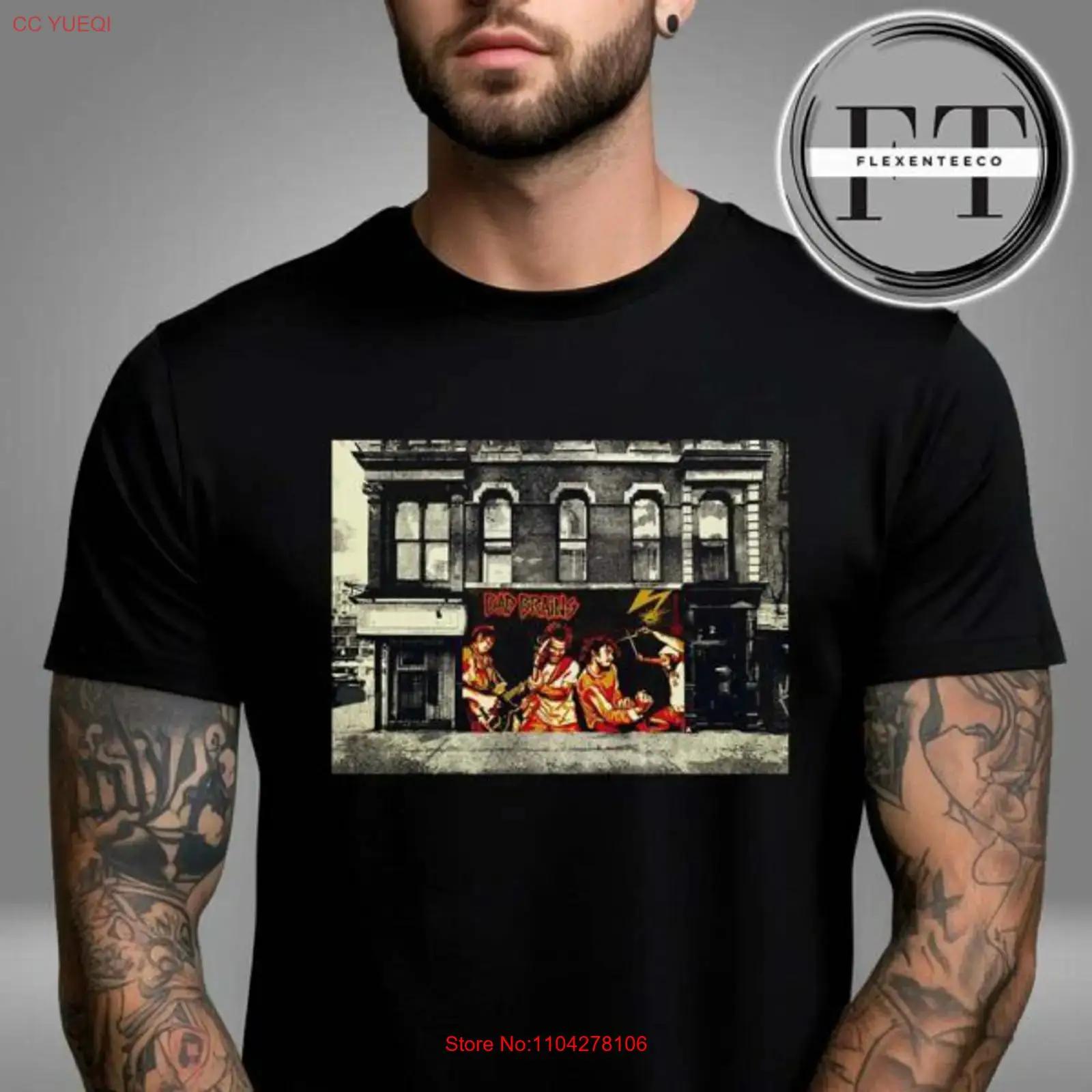 Bad Brains Tribute Poster For Fan Fearless Vampire Killers T Shirt vintage Washed Comfortable Versatile graphic Stretched S разноцветный