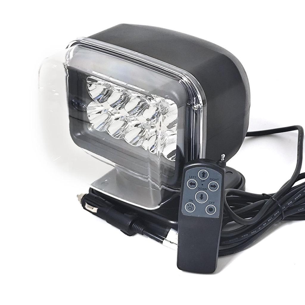 50W Reflective LED Remote Searchlight for Universal Car and Yacht Use