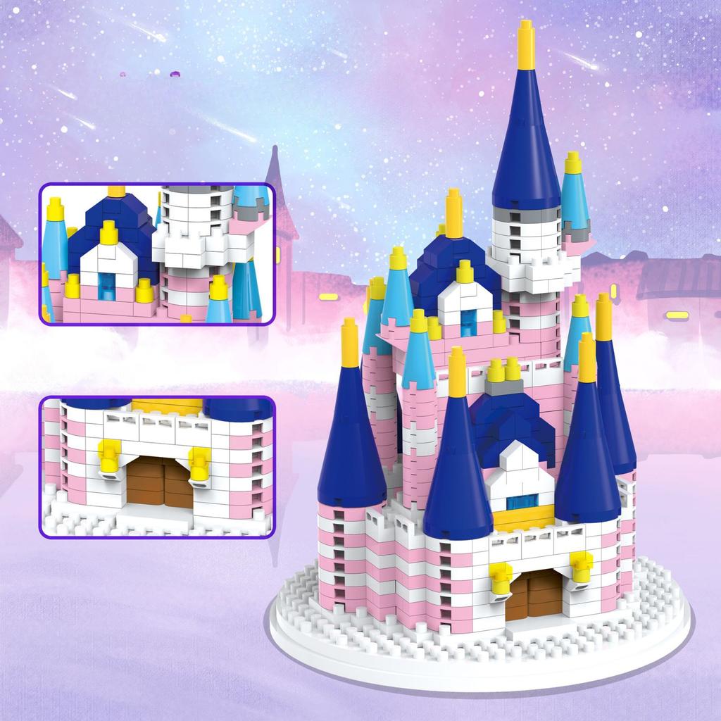 Dream Castle Block Girl Princess High Difficulty Puzzle Toys for Children Gift Compatible