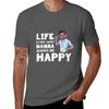 Master Vijay - Always Be Happy T-Shirt T Shirt for Man T Shirts for Man Cotton Funny T-Shirt