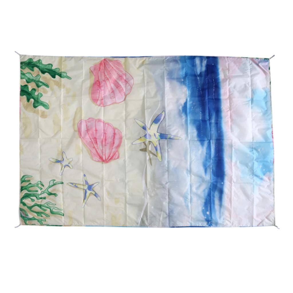 Lightweight Beach Mat Lawn Mat Waterproof Sandproof Camping Blanket  Portable Outdoor Outing Picnic Camp Pad