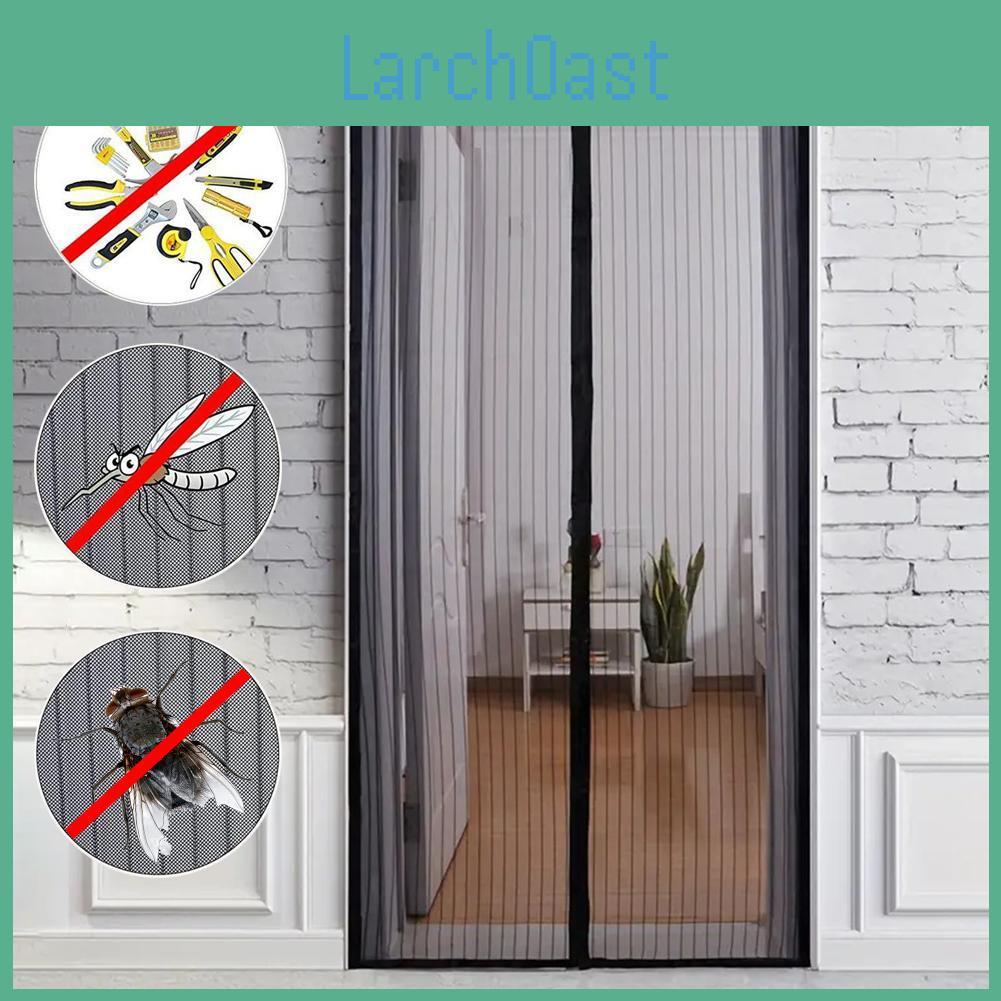 Screen Antimosquito Door Magnetic Curtain Insect Fly Bug Household Ventilation Door Curtain For Kitchen Indoor Living Room Baby Care