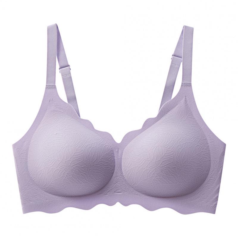 

Plus Size Seamless Bra: Minimizing, Gathering, Side Support, No Underwire, Gel Padded M