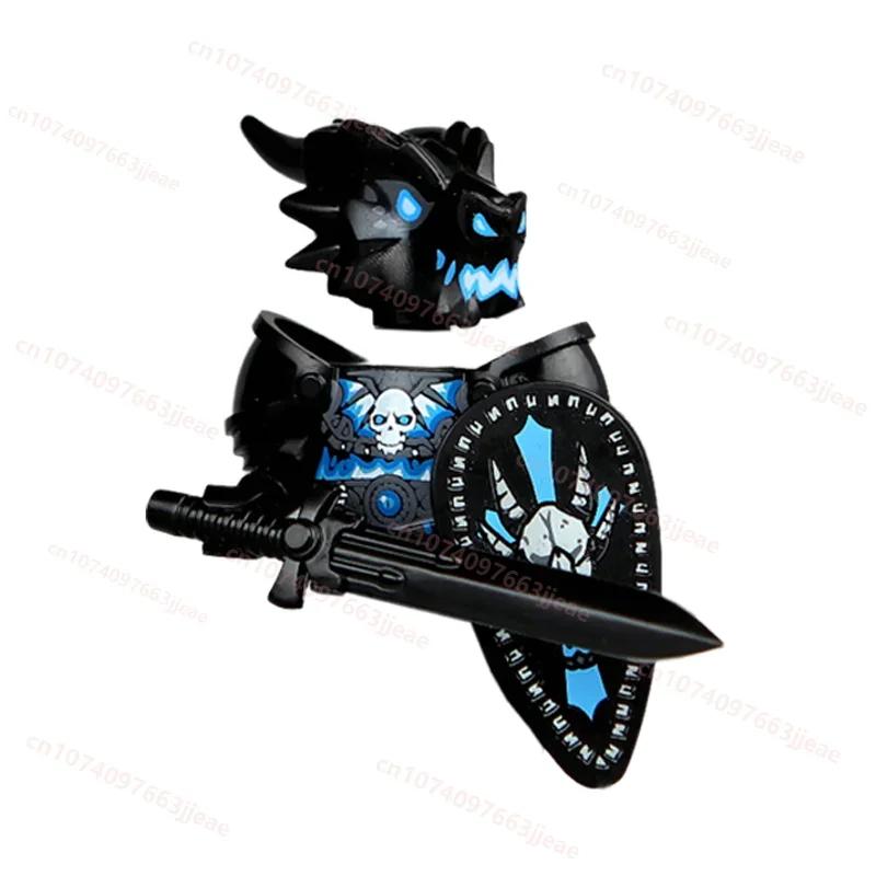 048 047 Undead Dragon Knight Bricks Anime Dragon Knights Building Blocks DIY Action Figure Collection Model Decor Doll Toy Gift
