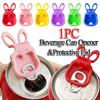 Always on And Off Beverage Can Opener and Protective Lid Small Sealer  For Parties Barbecu&beach