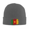 New Cameroon Cameroun Flag Beanie Hats Map Cute Caps Unisex Adult Gym Knitting Hat Autumn Printed Warm Soft Beanie Hat