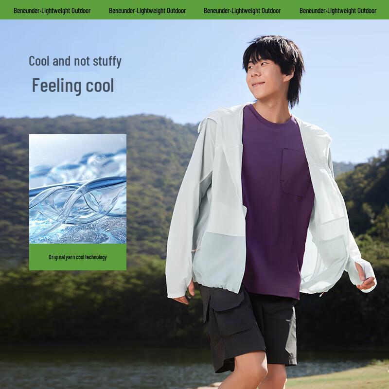 Beneunder Men's Outdoor UV Protection Breathable Quick-Dry Jacket