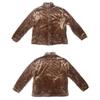 Herren Polarfleecejacke für Winter Einfarbig Stehkragen Langarm Reißverschlussfliege Mantel Lockere Passform Herren Oberbekleidung mit Taschen