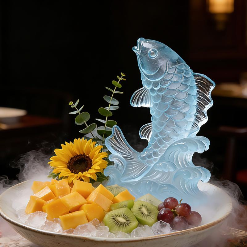 3D Silikonform Pferd Tapfere Truppen Fisch DIY Eisskulptur Fondant Süßigkeiten Schokolade Form Gips Harz Formen Kuchen Dekorationswerkzeuge