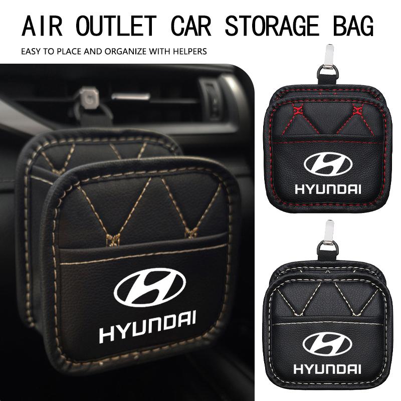 Car Air Vent Storage Pocket Sunglass Holder Coin Key Card Case For Hyundai GDi N Line i10 Azera Genesis G70 G80 G90 Accent pp39