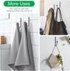 60/30/4/2pcs Retro Iron Curtain Holdback Wall Hanger Mounted Metal Hooks U Shaped Curtain Loop Holder Wall Tie Back With Screw