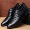 Leather Shoes Men's Business Casual Formal Wear British Men's Youth Leather Shoes