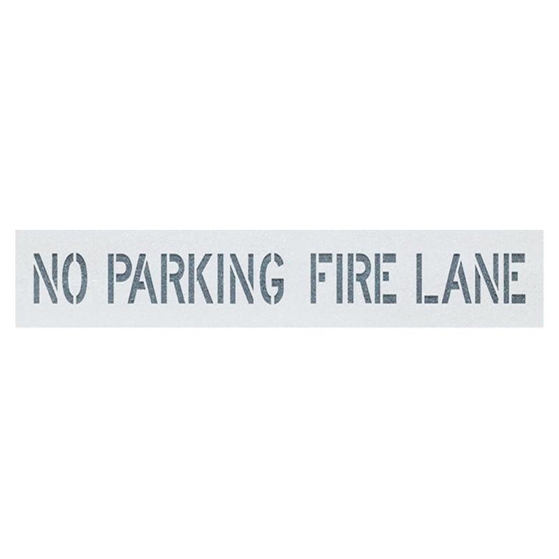 Upgrades Fire Lane No Parking Stencil Template with Large Letters Simple Installs for High Visibility Driveway Markings 1