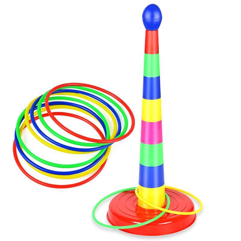 Innendørs og utendørs ringkastspill for foreldre og barn - Pedagogisk leketøy for gutter og jenter