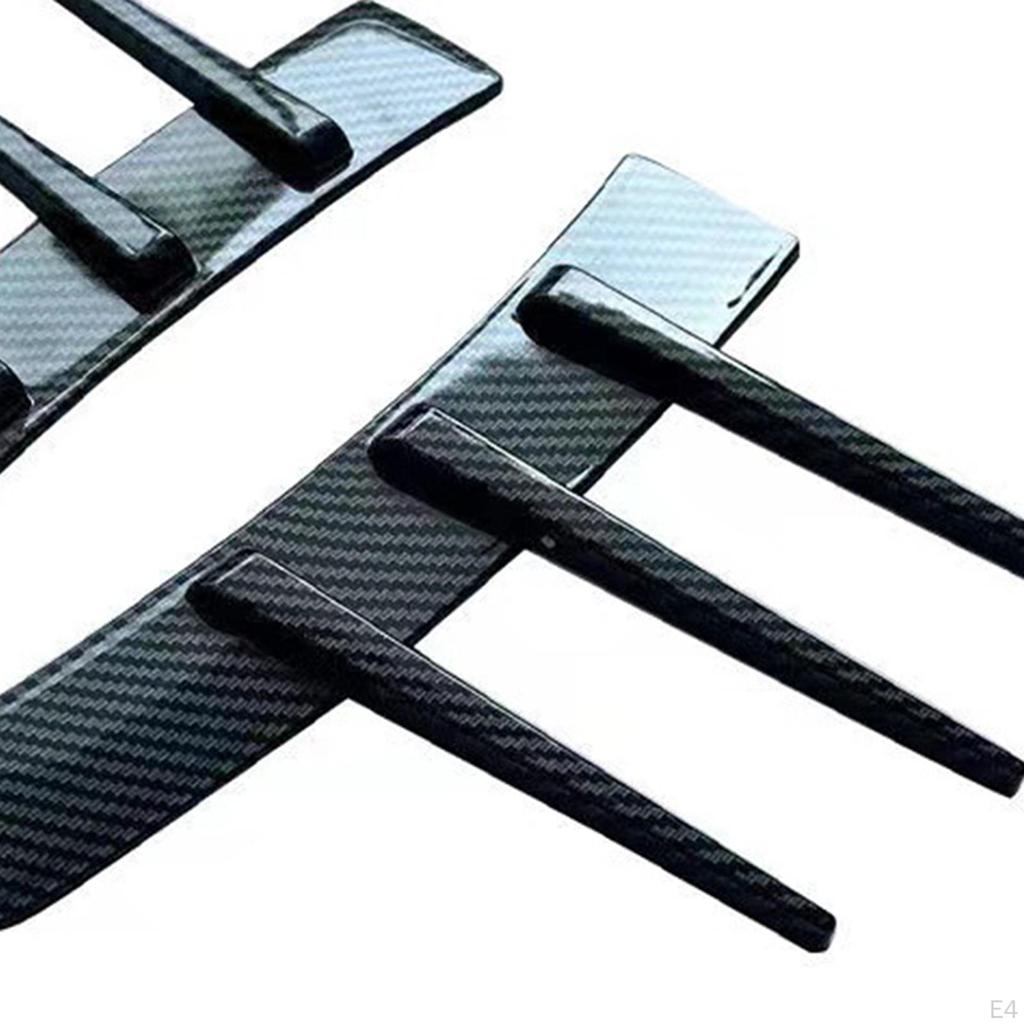 Air Intake Hole Trim 1 Pair Replace Exterior Accessories Practical Car Side Apron Stickers