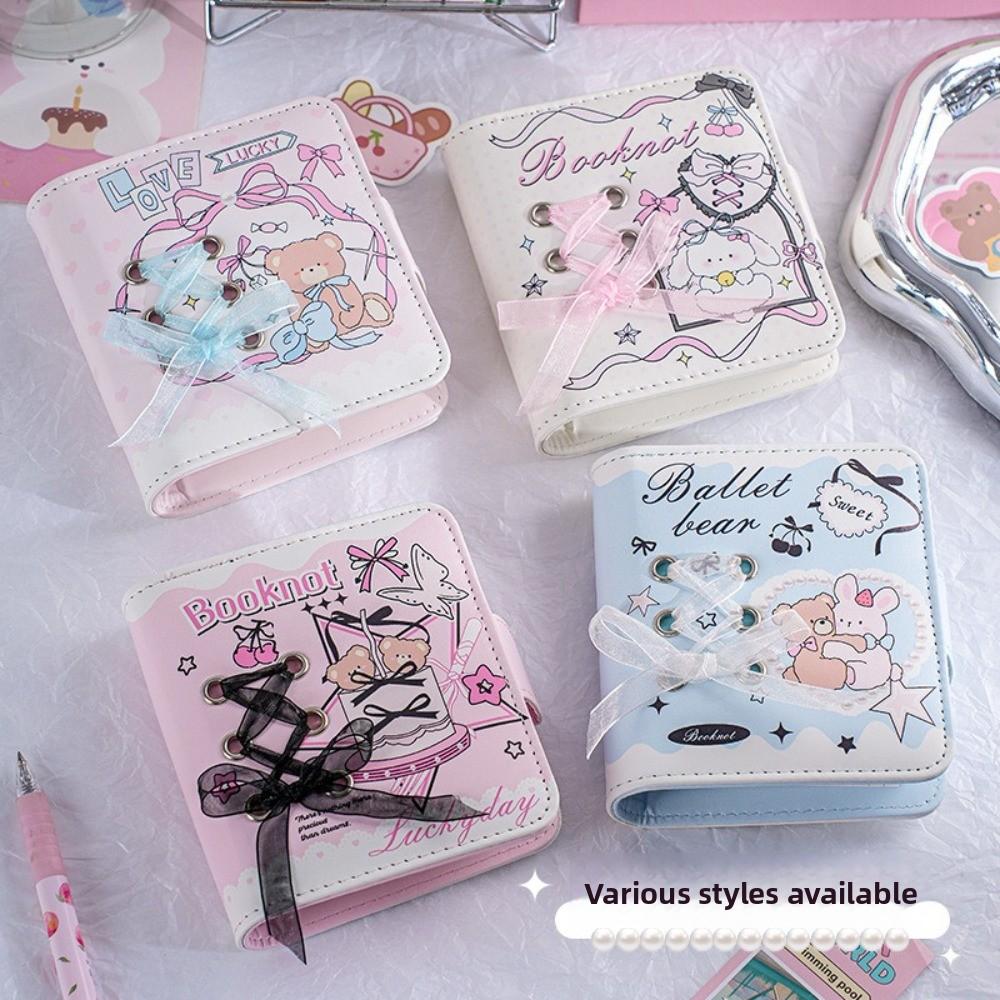 PU Taschennotizblock Horizontal karierter Notizblock Ballettstil Ballettband Notizbuch Studenten