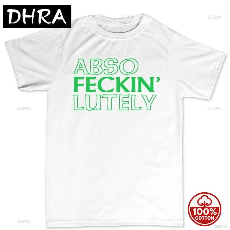 Funny Saint Patrick Shirt Irish TShirt 4 Leaf Clover T Shirt Abso Fecking Lutely Tshirt Saint Patrick Lucky Charm Paddy Outfit S