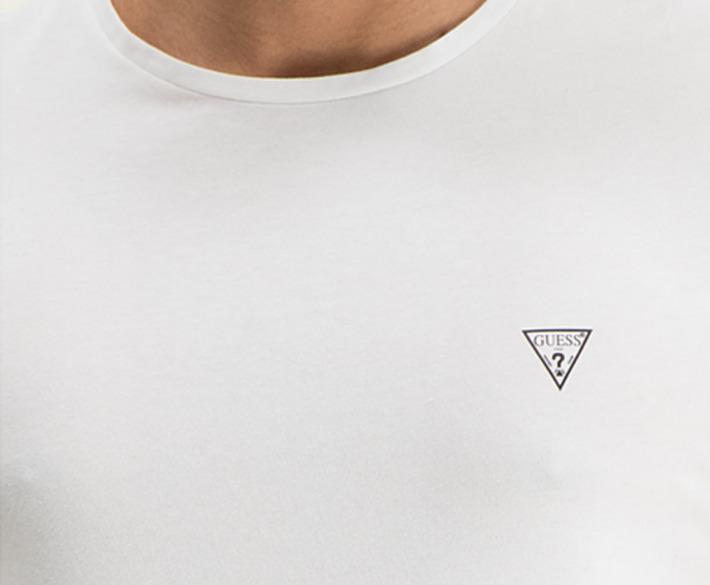 Guess Men's T-Shirts, 2 Pack, White, Size XXL