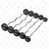 JDJC Fixed Barbell & Rack Set