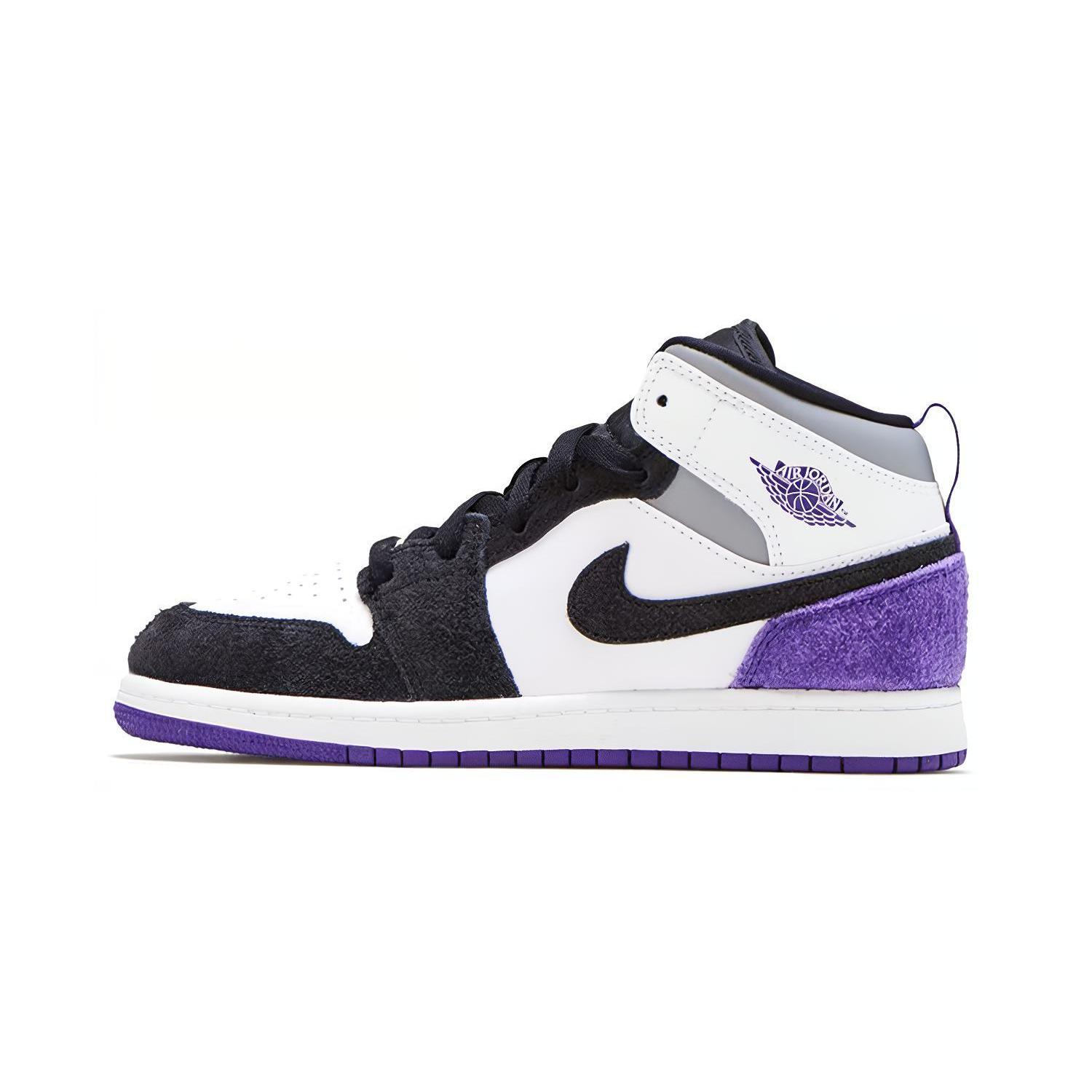 Jordan 1 Mid SE PS Varsity Purple BQ6932-105 32