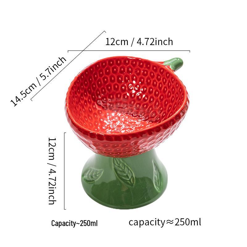 Chinese Style Ceramic Bowl Set: High-Foot, Large Capacity for Rice, Soup, Fruit; Includes Children's Bowl and Spoon